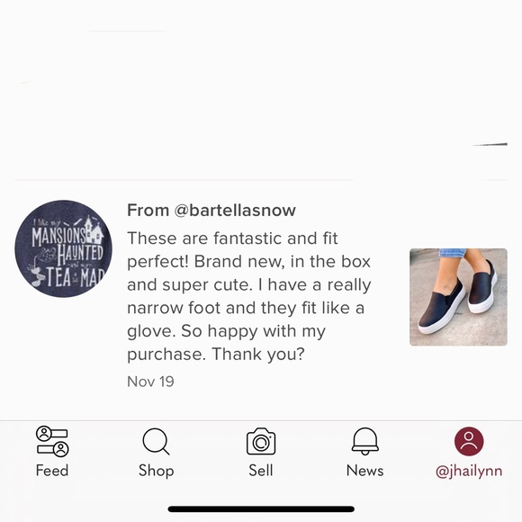 Black slip on sneakers - Picture 2 of 11